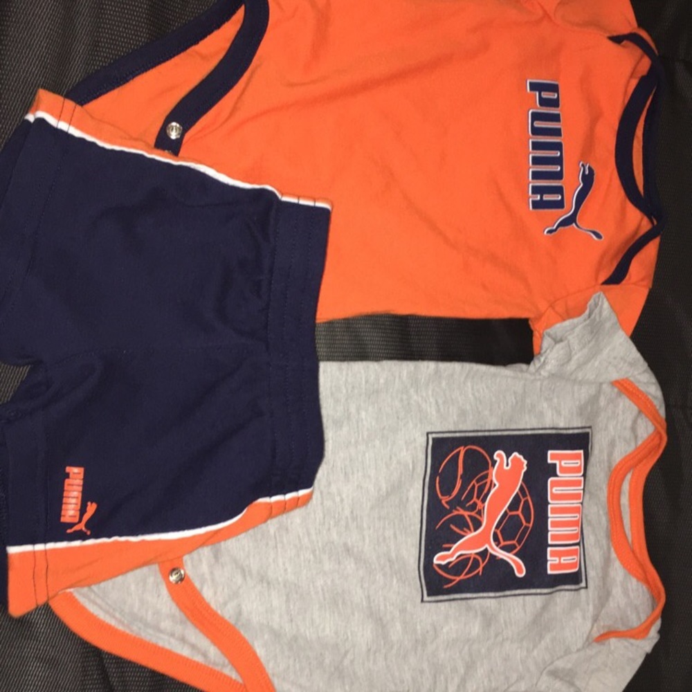 Baby boy puma size 3-6 mo